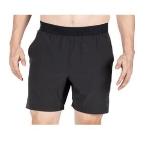 5.11 Tactical Men's Accelerate Short Black Size XL 7" Unlined Training Workout